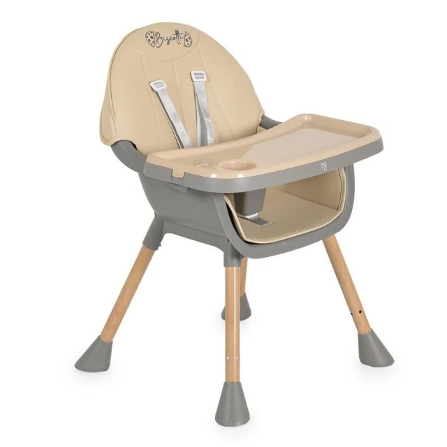 High chair Biscotti 2 in 1 beige