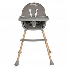 Biscotti 2 in 1 high chair grey