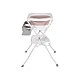 Bathtub with stand and changing mat Como pink