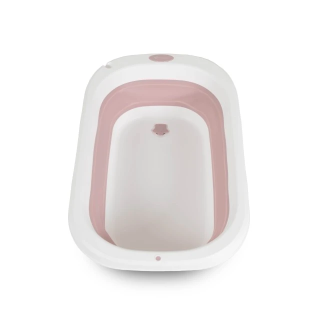 Bathtub with stand and changing mat Como pink