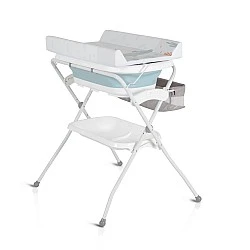 Bathtub with stand and changing mat Como blue