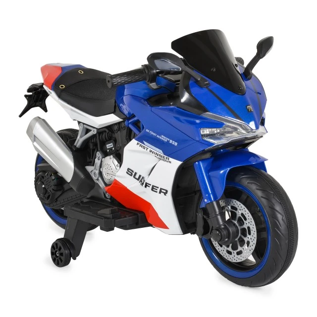 Battery-powered motorcycle Surfer blue