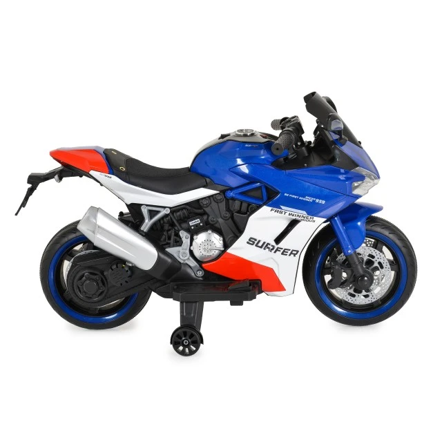 Battery-powered motorcycle Surfer blue