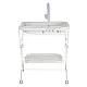 Multifunctional changing table Croco gray