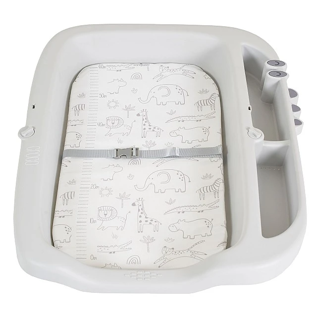 Multifunctional changing table Croco gray