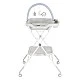 Multifunctional changing table Croco gray