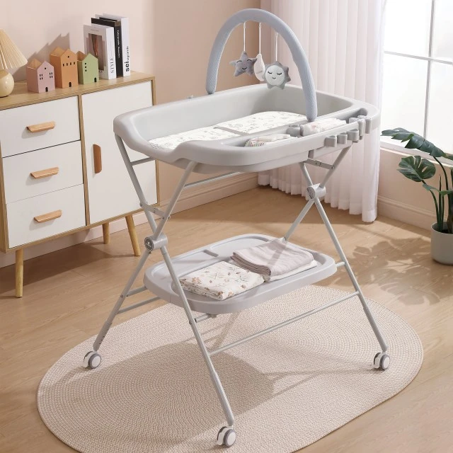 Multifunctional changing table Croco green