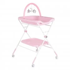 Multifunctional changing table Croco pink