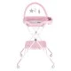 Multifunctional changing table Croco pink