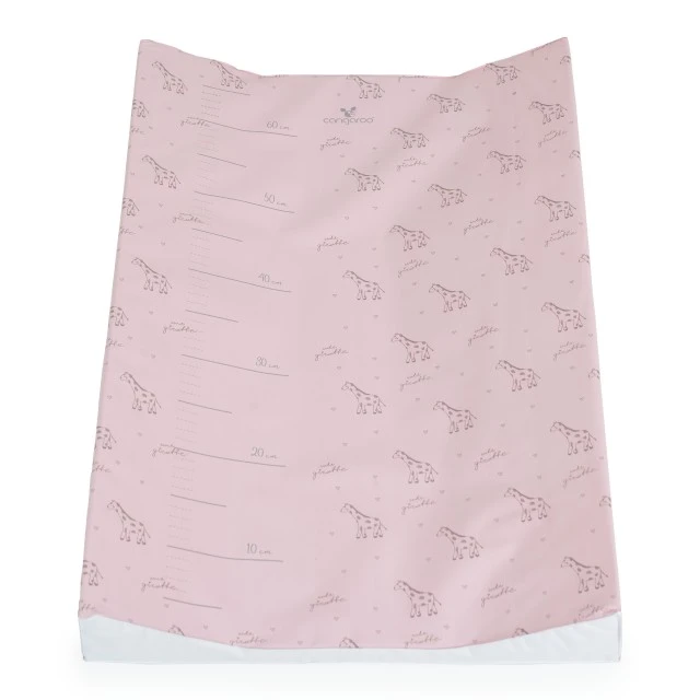 Soft changing mat 44x67 Pink Giraffe