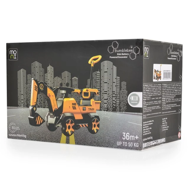 Bumblebee battery-powered children's excavator