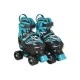 Roller skates Double 2in1 turquoise M-(34-37)
