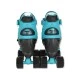 Roller skates Double 2in1 turquoise M-(34-37)