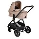 Celebrity Crepe-beige 2 in 1 combined stroller