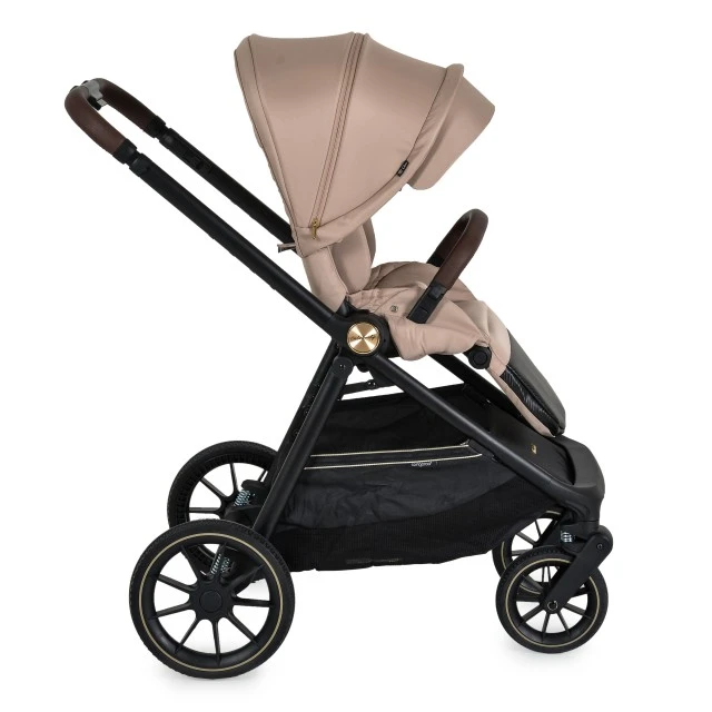 Celebrity Crepe-beige 2 in 1 combined stroller