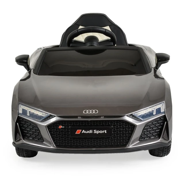 Battery car Audi R8 Spyder metallic gray