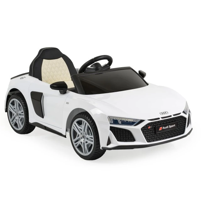 Battery-powered car Audi R8 Spyder white