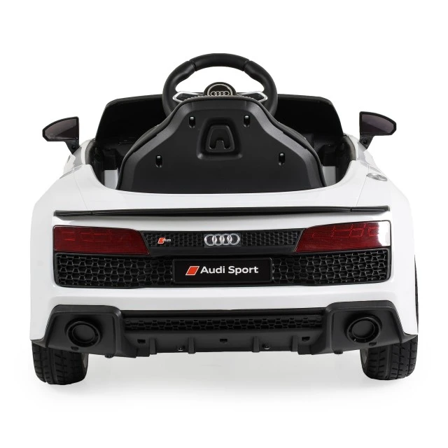 Battery-powered car Audi R8 Spyder white