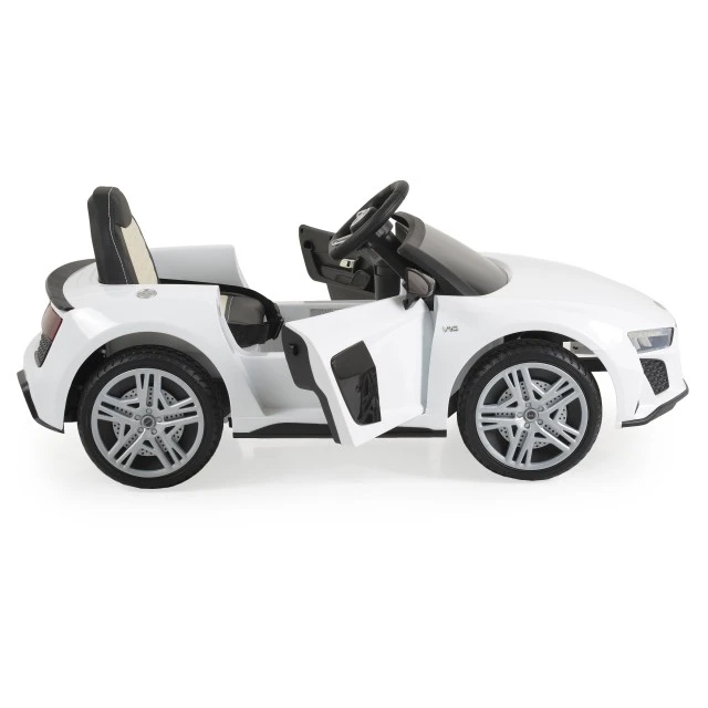 Battery-powered car Audi R8 Spyder white