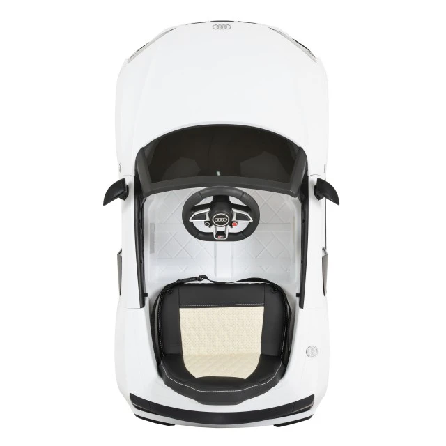 Battery-powered car Audi R8 Spyder white