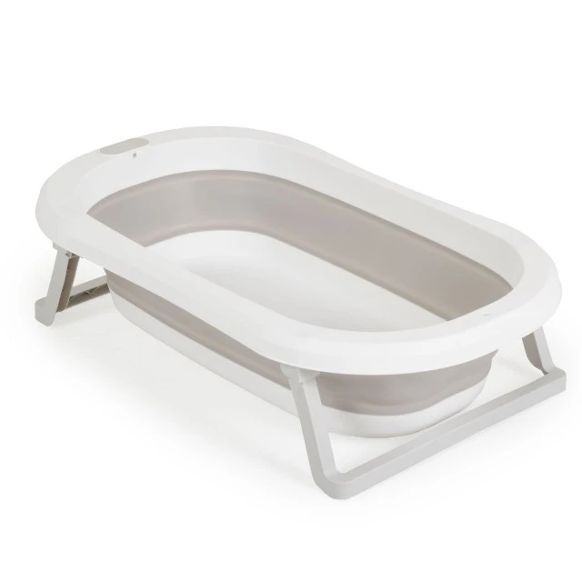 Bath set with folding bathtub Palma gray