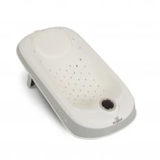 Bathtub mat with thermometer Havana white