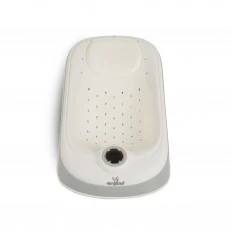 Bathtub mat with thermometer Havana white