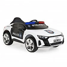 Battery car Audi RS e-tron 717 white police