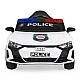 Battery car Audi RS e-tron 717 white police