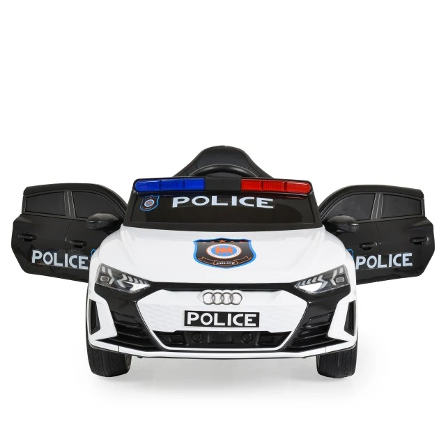 Battery car Audi RS e-tron 717 white police
