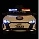Battery car Audi RS e-tron 717 white police