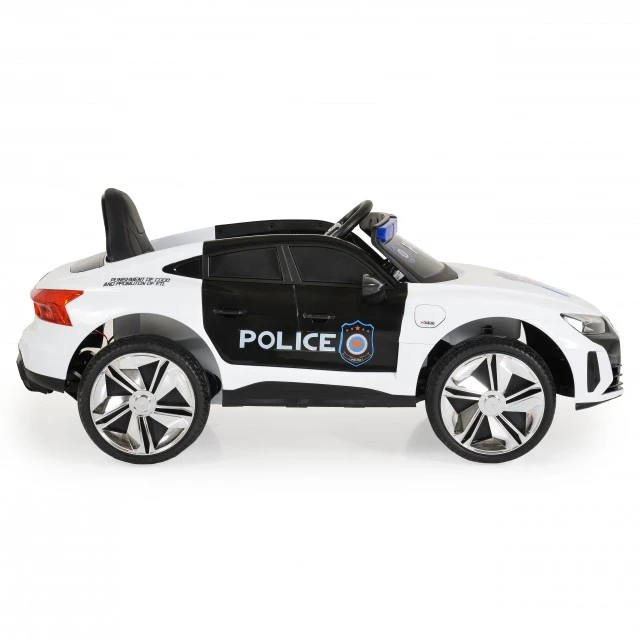 Battery car Audi RS e-tron 717 white police