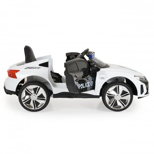 Battery car Audi RS e-tron 717 white police