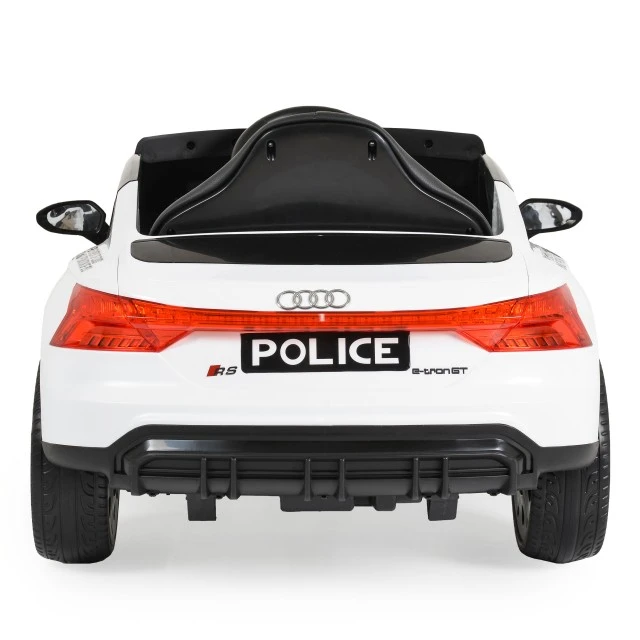 Battery car Audi RS e-tron 717 white police