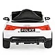 Battery car Audi RS e-tron 717 white police