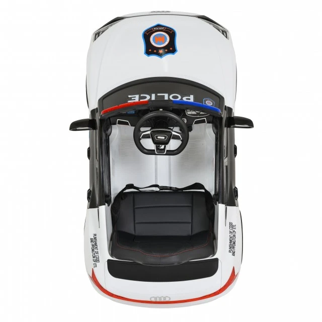 Battery car Audi RS e-tron 717 white police