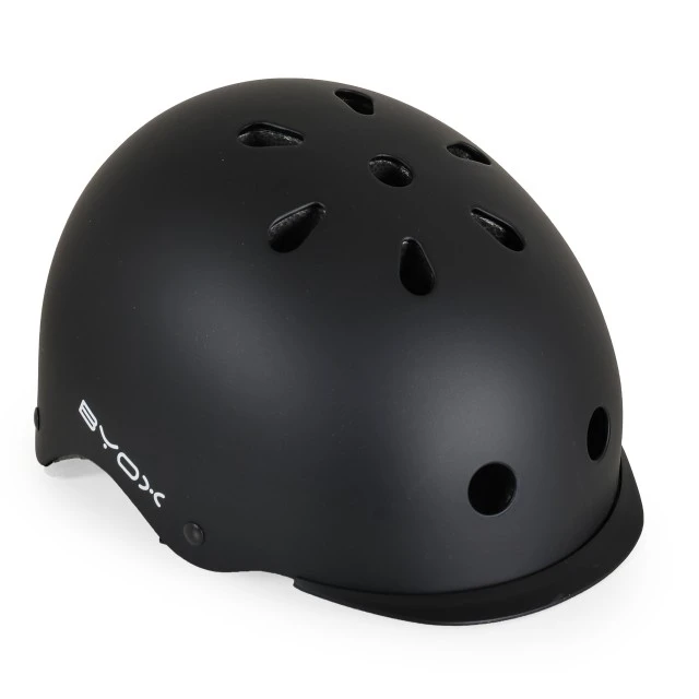 Skate Helmet Y09 black + (54-58 cm)