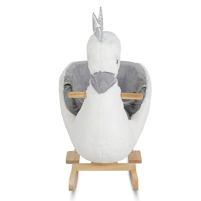 Swan plush swing