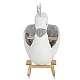 Swan plush swing