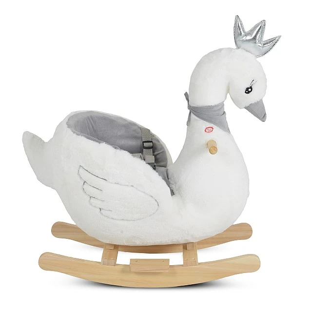 Swan plush swing
