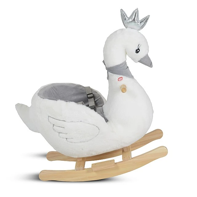 Swan plush swing