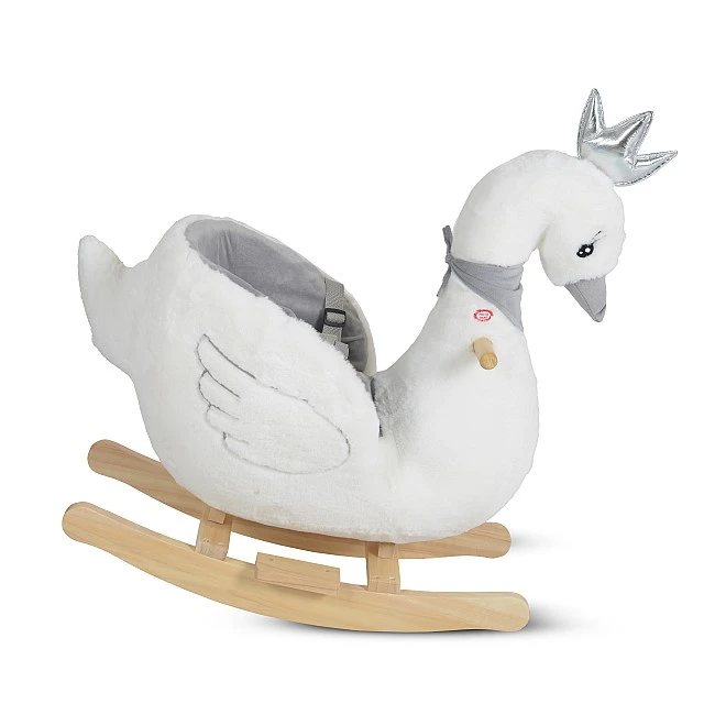 Swan plush swing