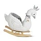 Swan plush swing