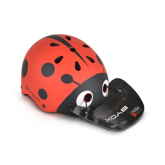 Skate Helmet Y09 (48-54 cm) Ladybug