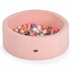 Soft pool Boucle with 200 balls pink