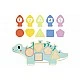 Дървен сортер пъзел Dinosaur HP066