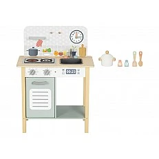 Wooden kitchen with accessories HP036