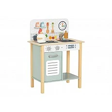 Wooden kitchen with accessories HP036
