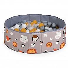 Foldable pool with 90 balls Melo-animals