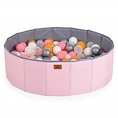 Foldable pool with 90 balls Melo-pink